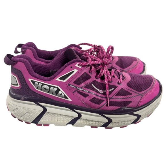 Hoka One One Women's Challenger ATR Running Shoes Size 10 Purple & Pink Mesh - Picture 1 of 11